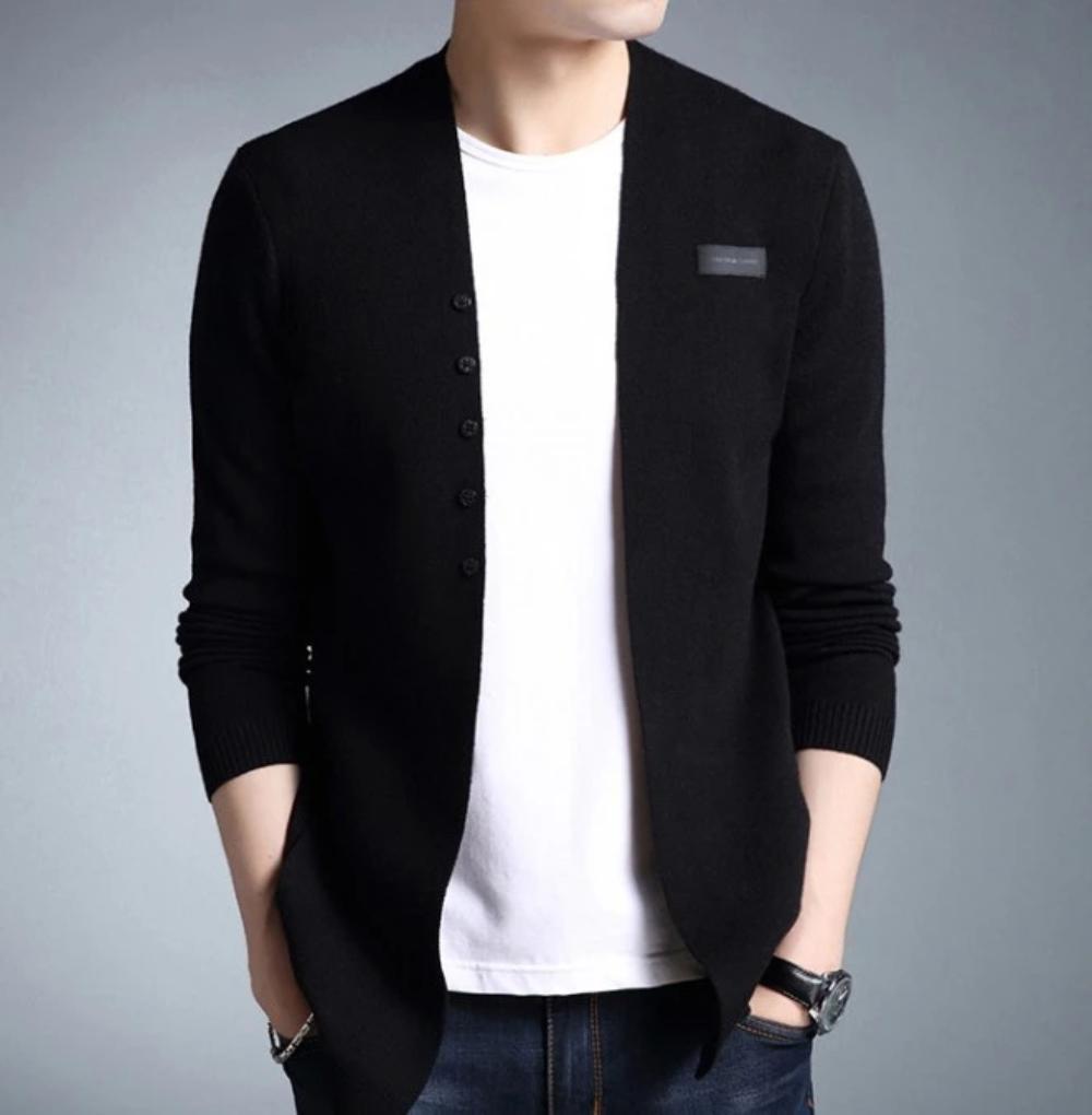 Mens Slim Cardigan