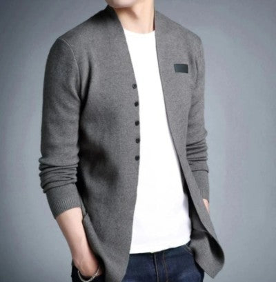 Mens Slim Cardigan