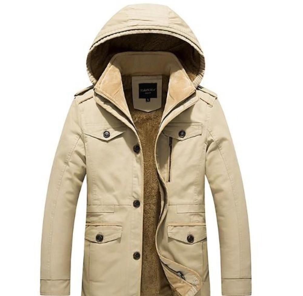 Men's hooded coat