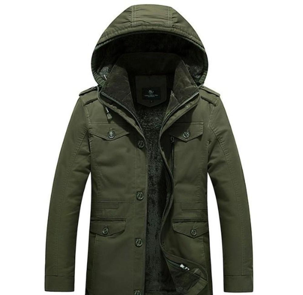 Men's hooded coat