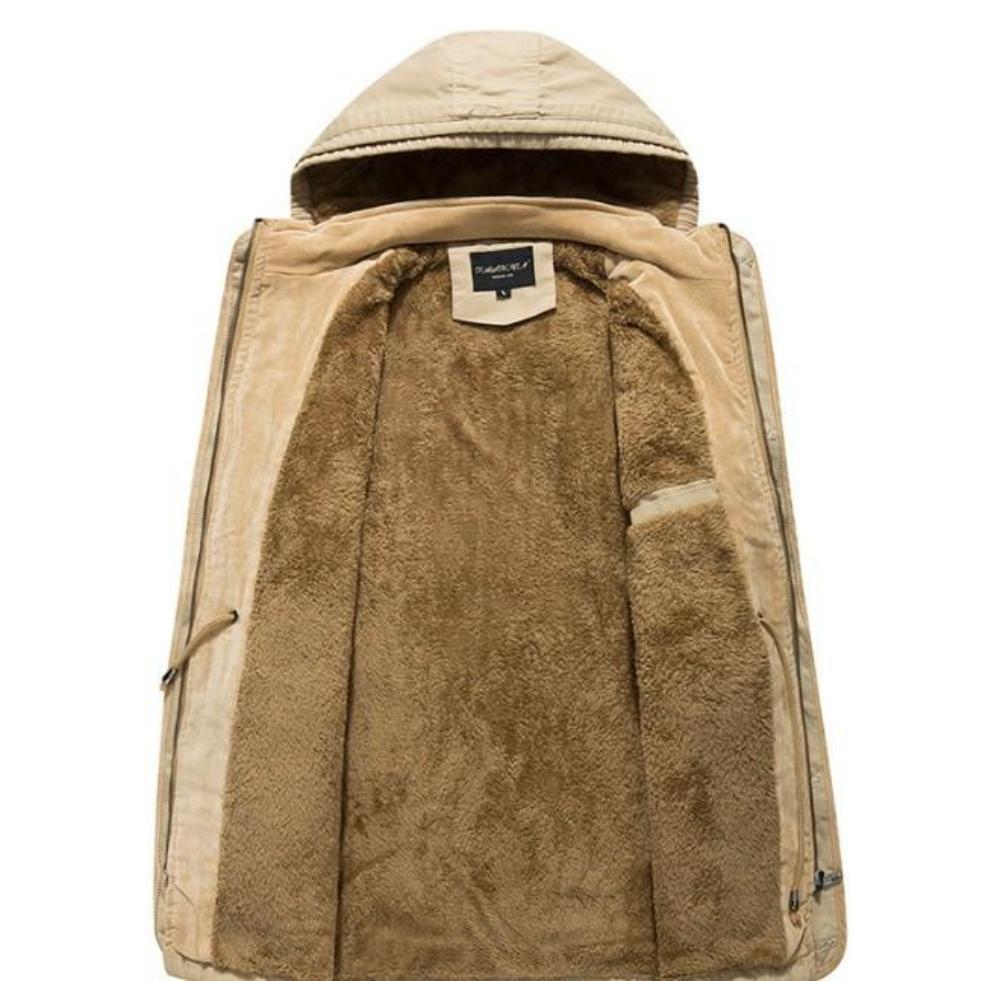Men's hooded coat