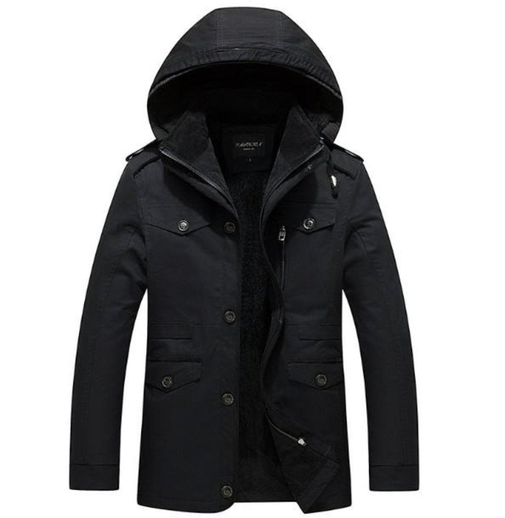 Men's hooded coat