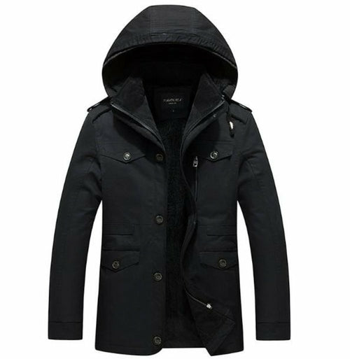 Men's hooded coat