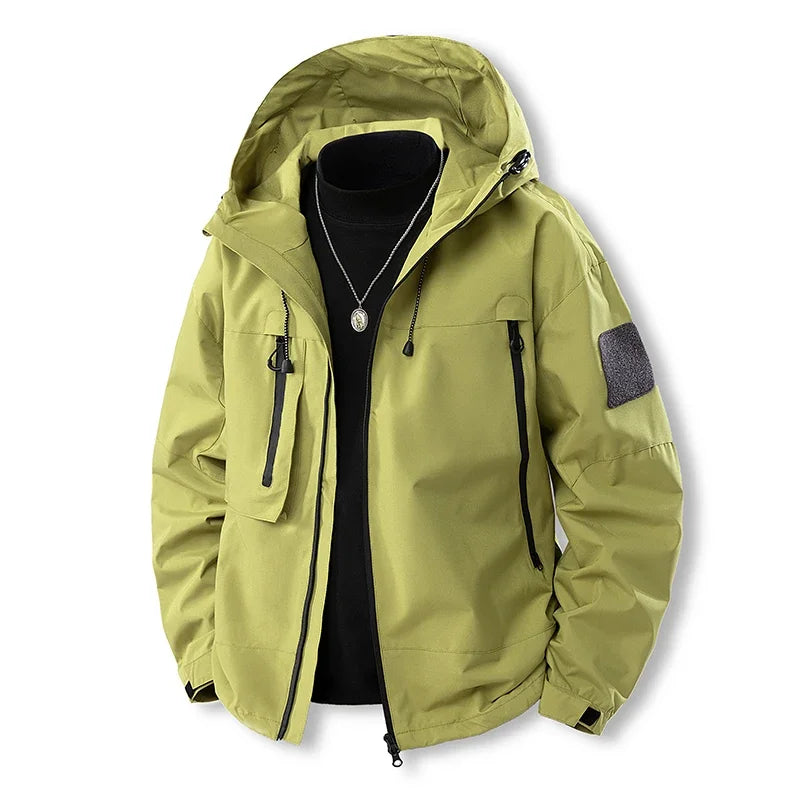 Woman Men Hooded Casual Military Outdoor Utility Jacket Fashion