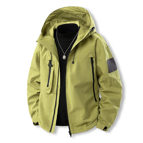 Woman Men Hooded Casual Military Outdoor Utility Jacket Fashion