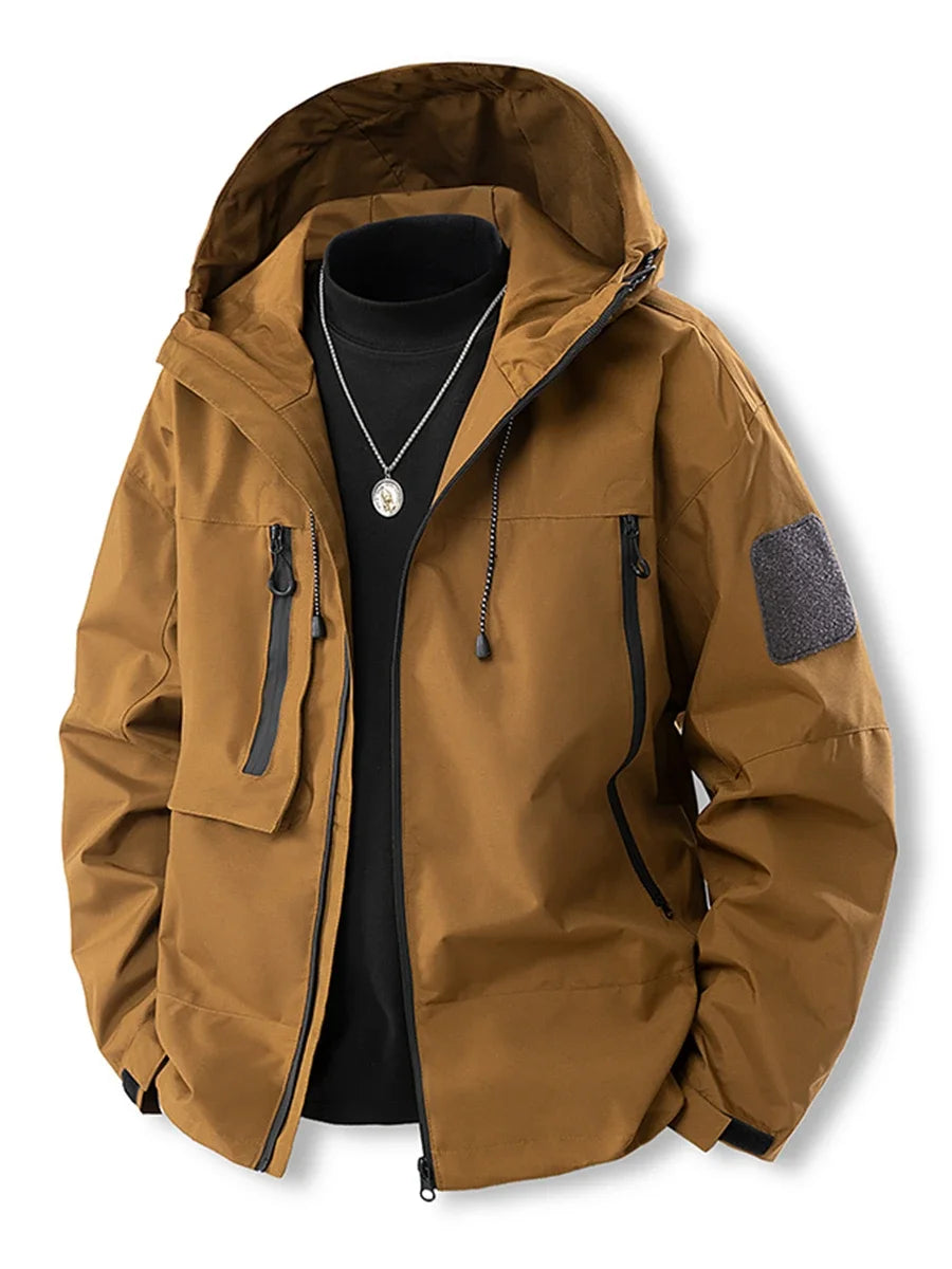 Woman Men Hooded Casual Military Outdoor Utility Jacket Fashion