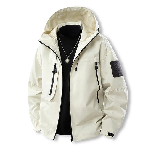 Woman Men Hooded Casual Military Outdoor Utility Jacket Fashion