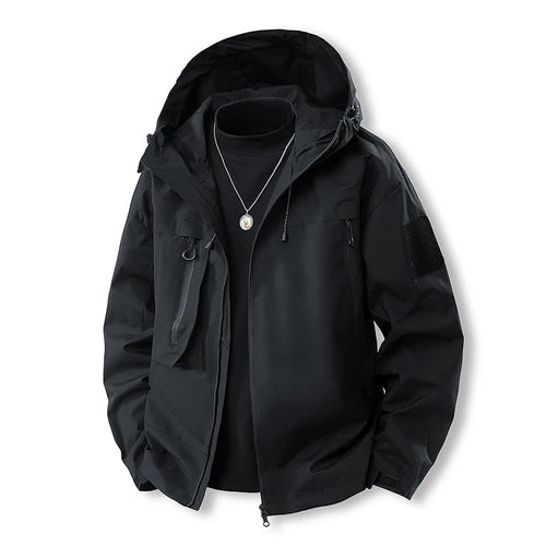 Woman Men Hooded Casual Military Outdoor Utility Jacket Fashion