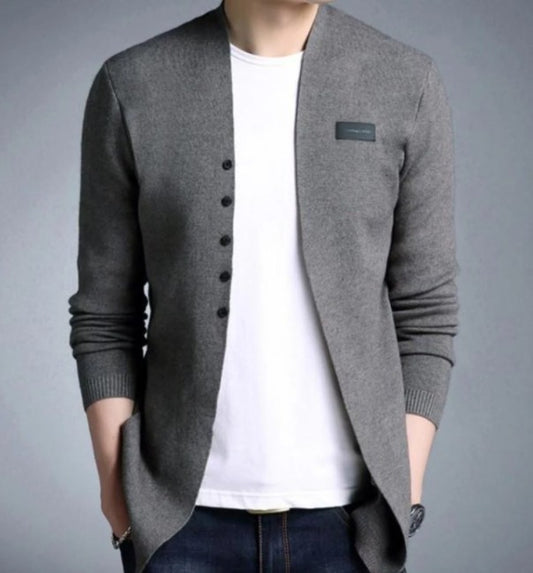 Mens Slim Cardigan